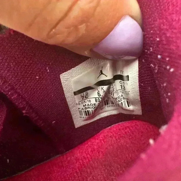 NIKE Air Jordan Retro 4 True Berry Rush Pink BQ7672-661 size 7C Toddler - Picture 5 of 8